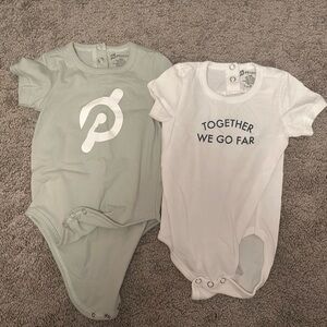 Peloton 3-6 mo Baby Onesies